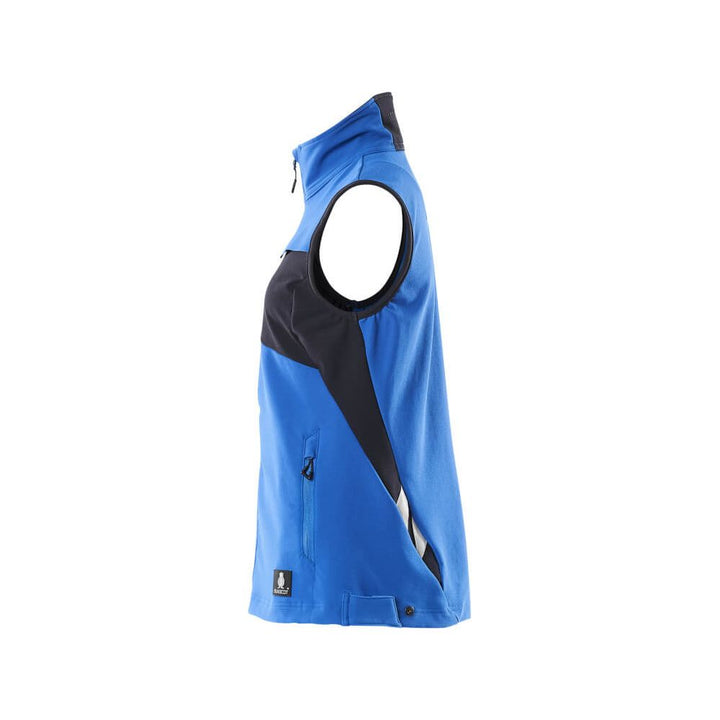 Mascot Stretch Gilet 18375-511 Right #colour_azure-blue-dark-navy-blue