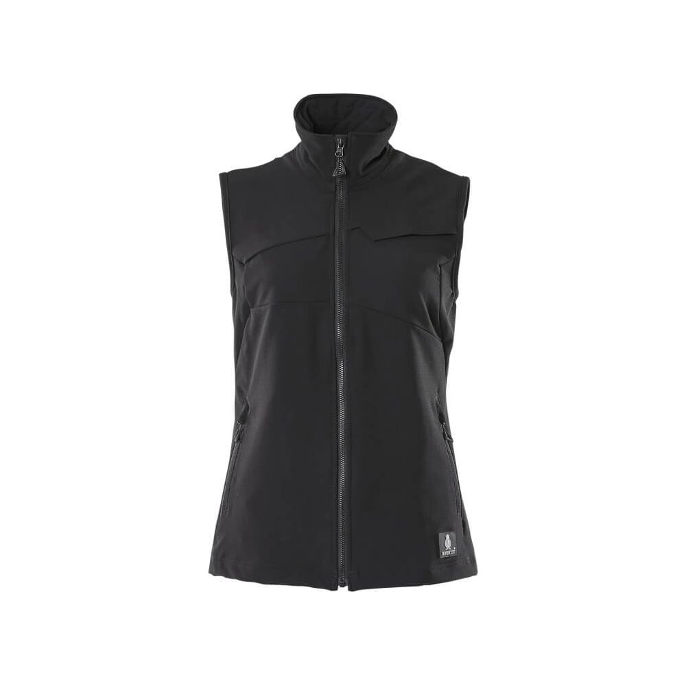 Mascot Stretch Gilet 18375-511 Front #colour_black