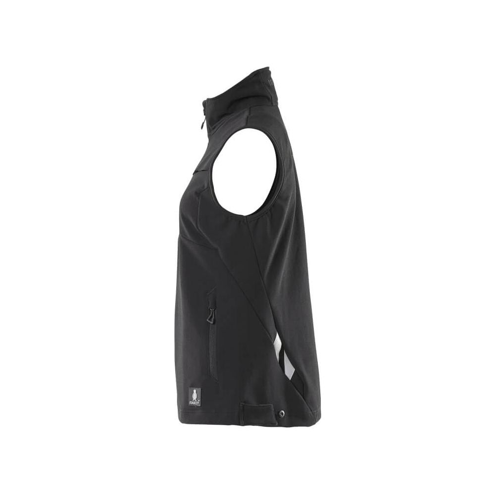 Mascot Stretch Gilet 18375-511 Right #colour_black