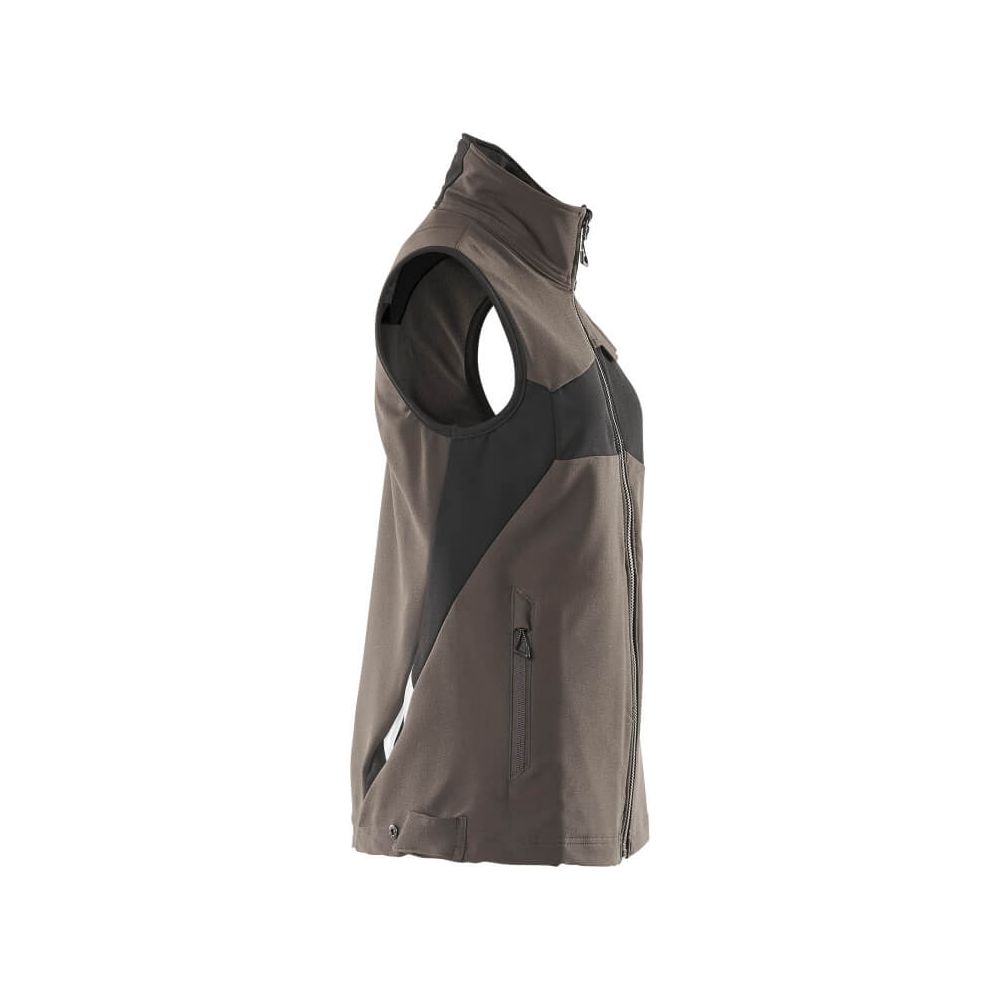 Mascot Stretch Gilet 18375-511 Left #colour_dark-anthracite-grey-black