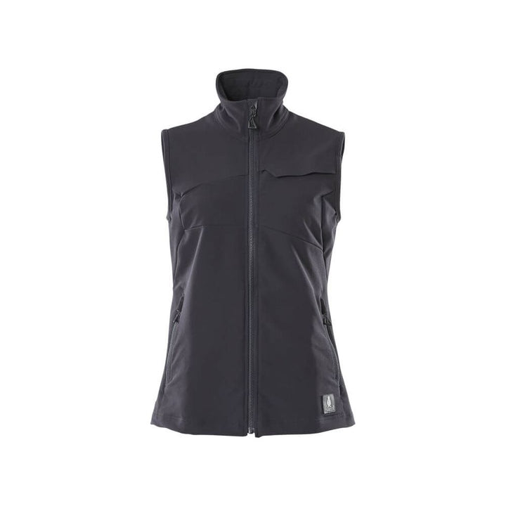 Mascot Stretch Gilet 18375-511 Front #colour_dark-navy-blue