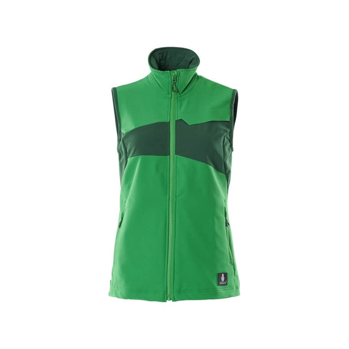 Mascot Stretch Gilet 18375-511 Front #colour_grass-green-green