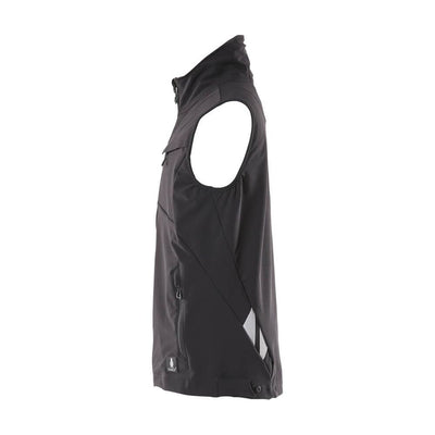 Mascot Stretch Gilet Lightweight Water-Repellent 18365-511 Right #colour_black