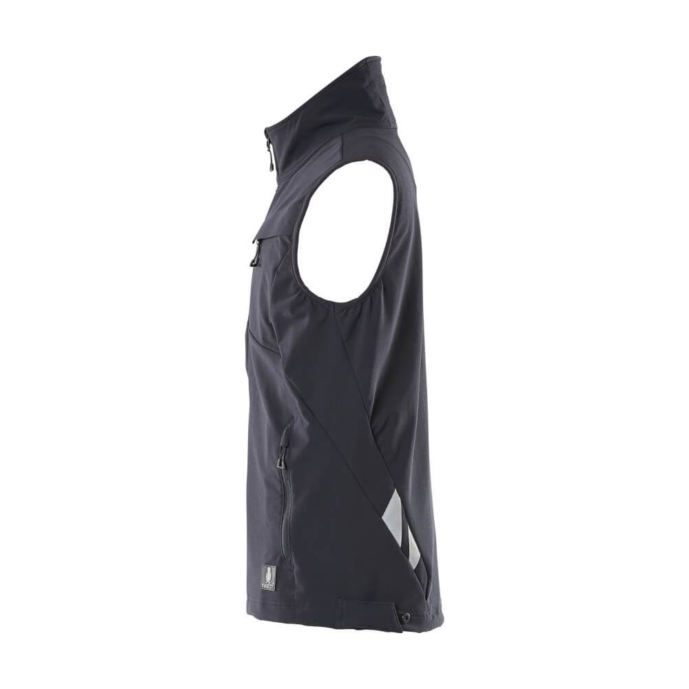 Mascot Stretch Gilet Lightweight Water-Repellent 18365-511 Right #colour_dark-navy-blue