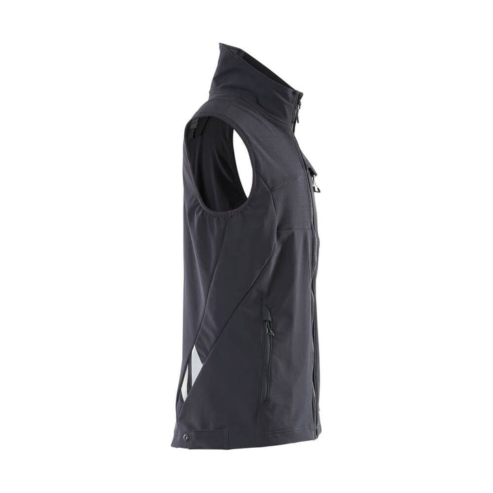 Mascot Stretch Gilet Lightweight Water-Repellent 18365-511 Left #colour_dark-navy-blue