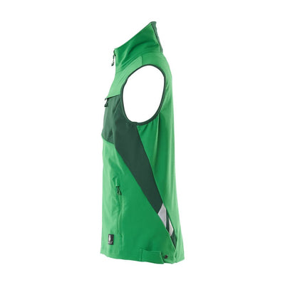 Mascot Stretch Gilet Lightweight Water-Repellent 18365-511 Right #colour_grass-green-green