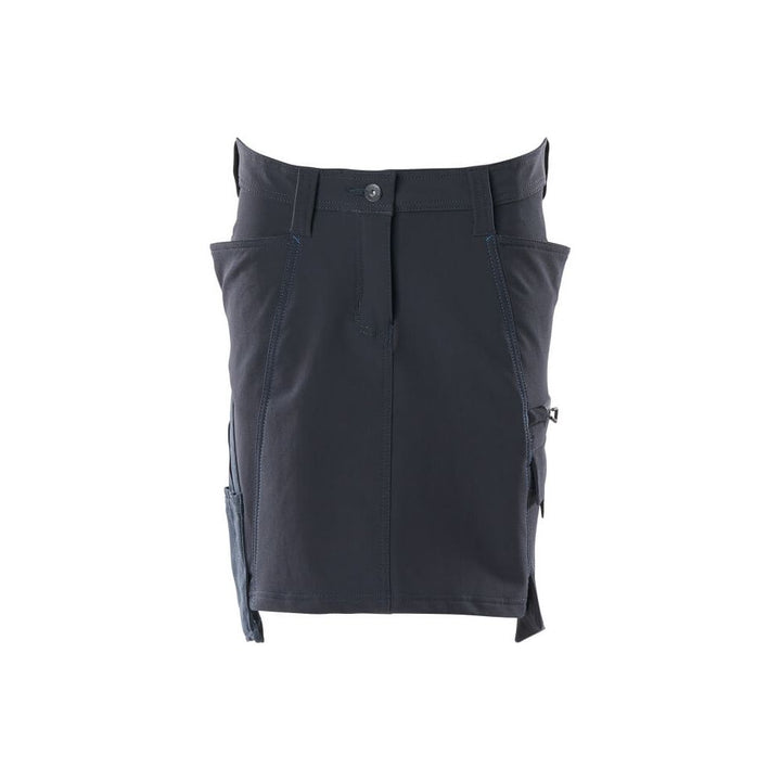 Mascot Stretch Work Skirt 18247-511 Front #colour_dark-navy-blue