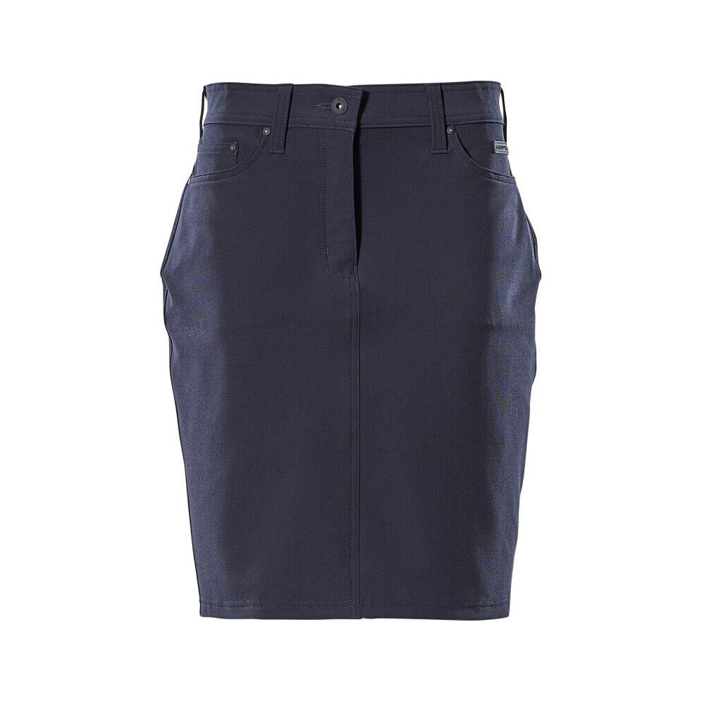 Mascot Stretch Work Skirt 20744-511 Front #colour_dark-navy-blue