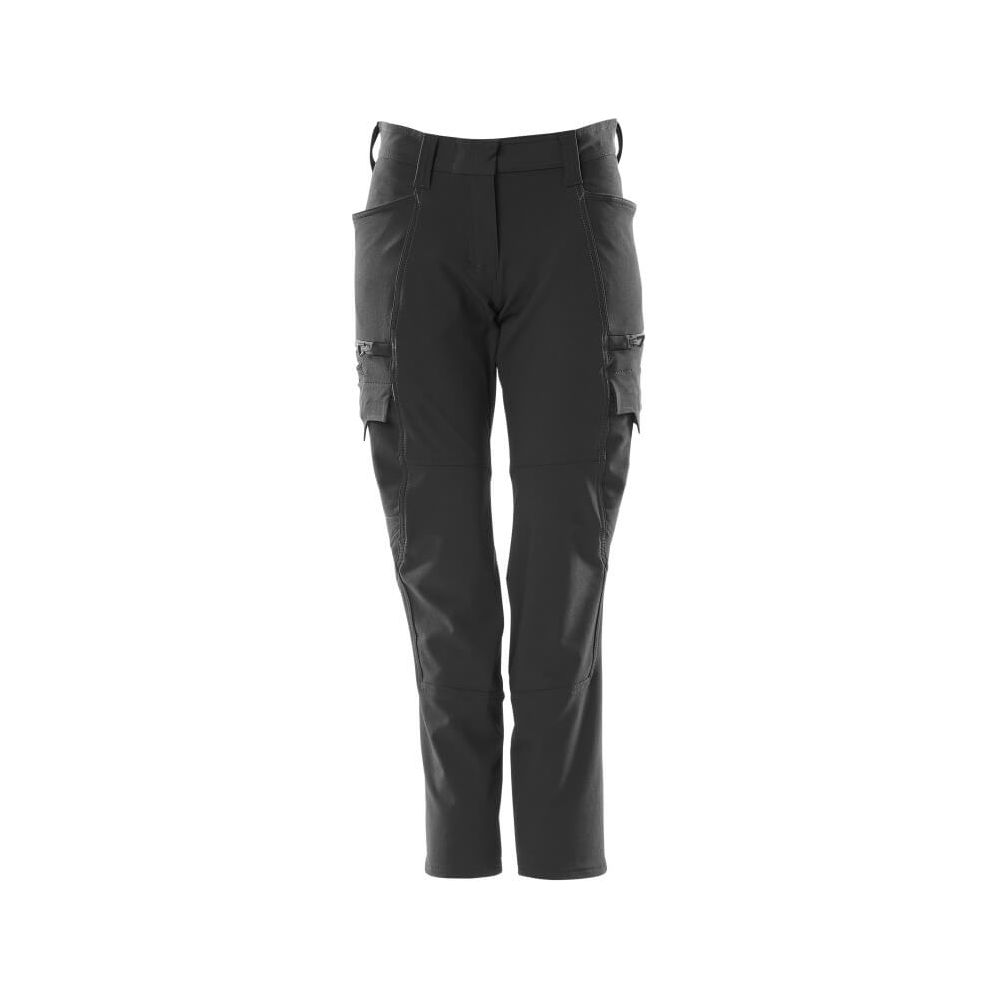 Mascot Stretch Work Trousers 18178-511 Front #colour_black