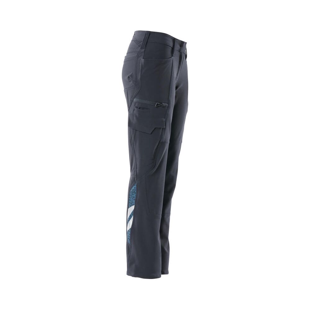 Mascot Stretch Work Trousers 18178-511 Left #colour_dark-navy-blue