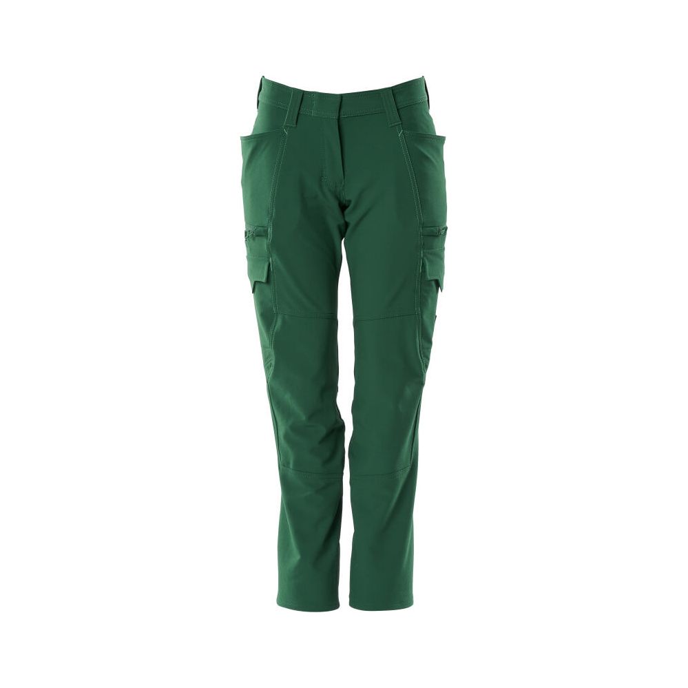 Mascot Stretch Work Trousers 18178-511 Front #colour_green