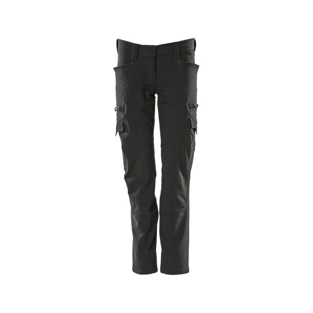 Mascot Stretch Work Trousers 18188-511 Front #colour_black