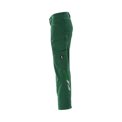 Mascot Stretch Work Trousers 18188-511 Right #colour_green