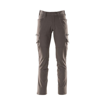 Mascot Stretch Work Trousers 18279-511 Front #colour_dark-anthracite-grey