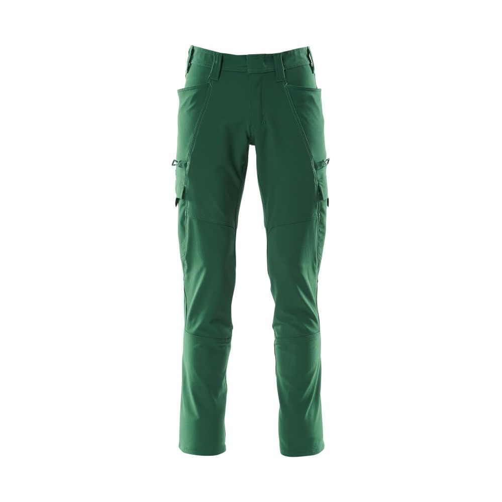 Mascot Stretch Work Trousers 18279-511 Front #colour_green