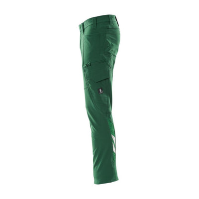 Mascot Stretch Work Trousers 18279-511 Right #colour_green