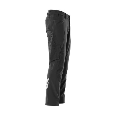 Mascot Stretch Work Trousers Kneepad-Pockets 18179-511 Left #colour_black