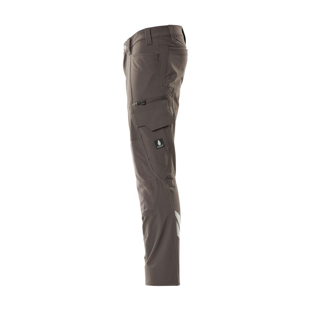 Mascot Stretch Work Trousers Kneepad-Pockets 18179-511 Right #colour_dark-anthracite-grey