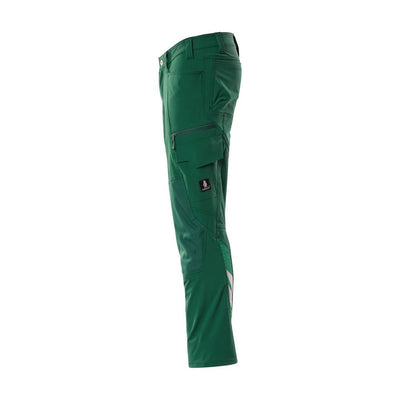 Mascot Stretch Work Trousers Kneepad-Pockets 18479-311 Right #colour_green