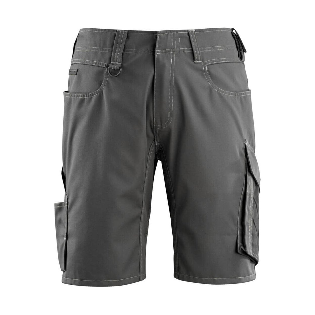 Mascot Stuttgart Work Shorts 12049-442 Front #colour_dark-anthracite-grey-black