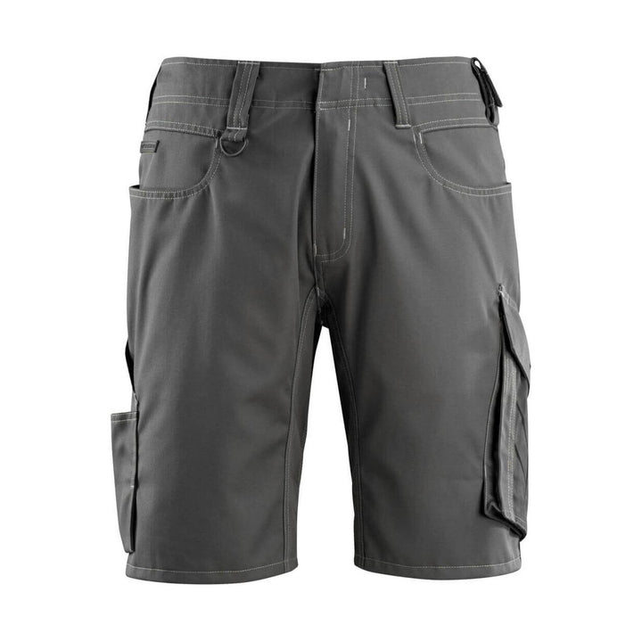 Mascot Stuttgart Work Shorts 12049-442 Front #colour_dark-anthracite-grey-black