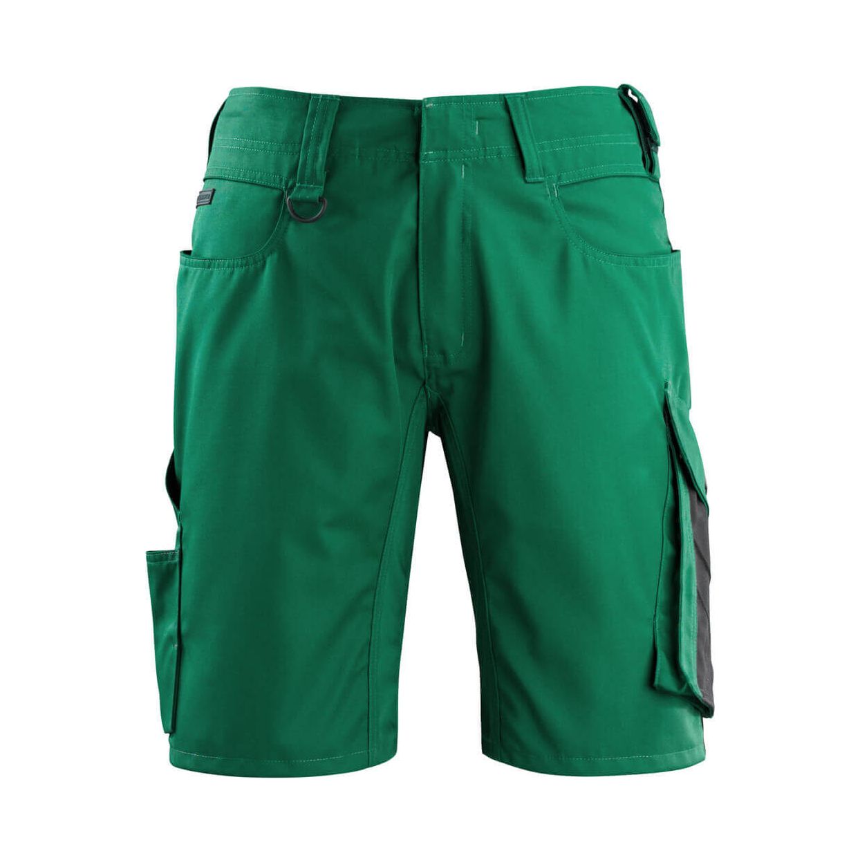 Mascot Stuttgart Work Shorts 12049-442 Front #colour_green-black
