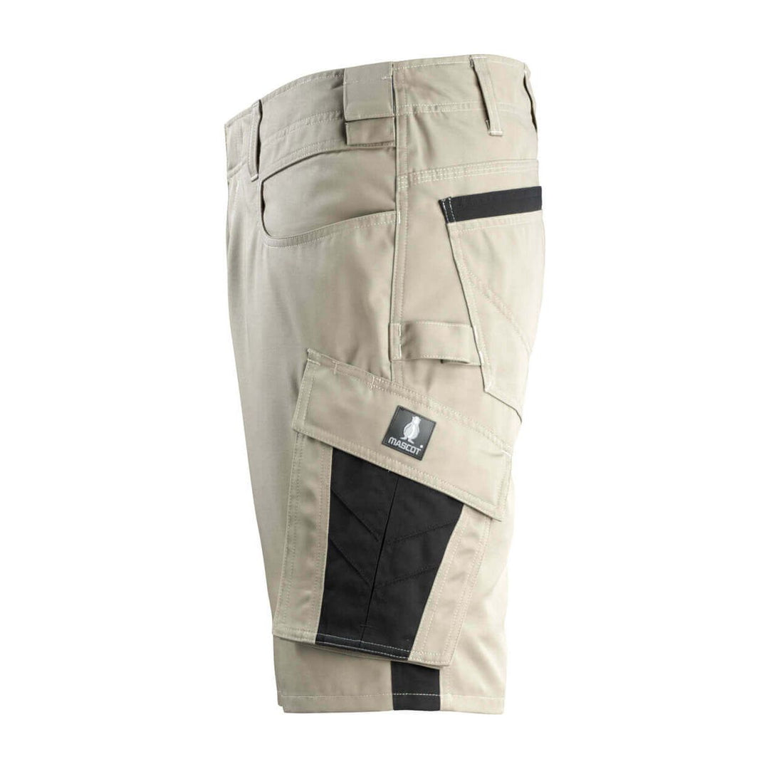 Mascot Stuttgart Work Shorts 12049-442 Right #colour_light-khaki-black