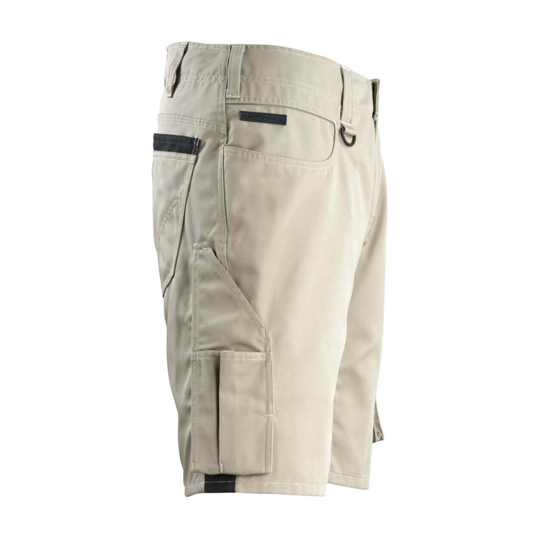 Mascot Stuttgart Work Shorts 12049-442 Left #colour_light-khaki-black