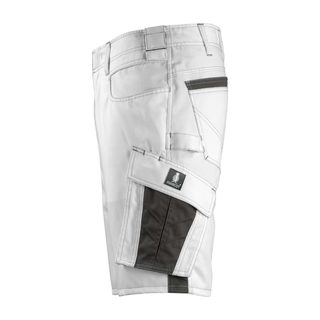 Mascot Stuttgart Work Shorts 12049-442 Right #colour_white-dark-anthracite-grey