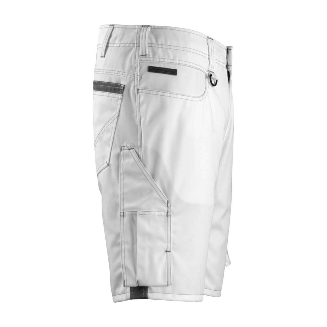 Mascot Stuttgart Work Shorts 12049-442 Left #colour_white-dark-anthracite-grey