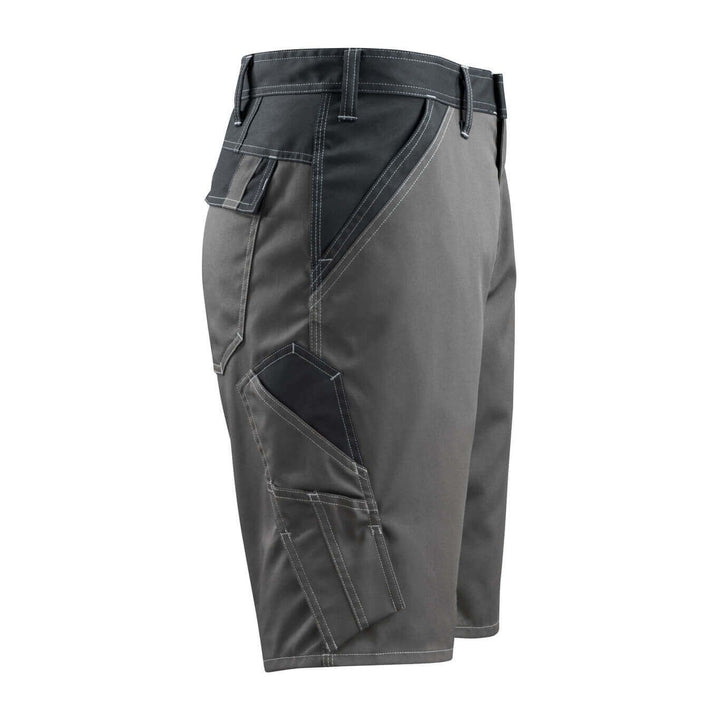 Mascot Sunbury Work Shorts 15749-330 Left #colour_dark-anthracite-grey-black