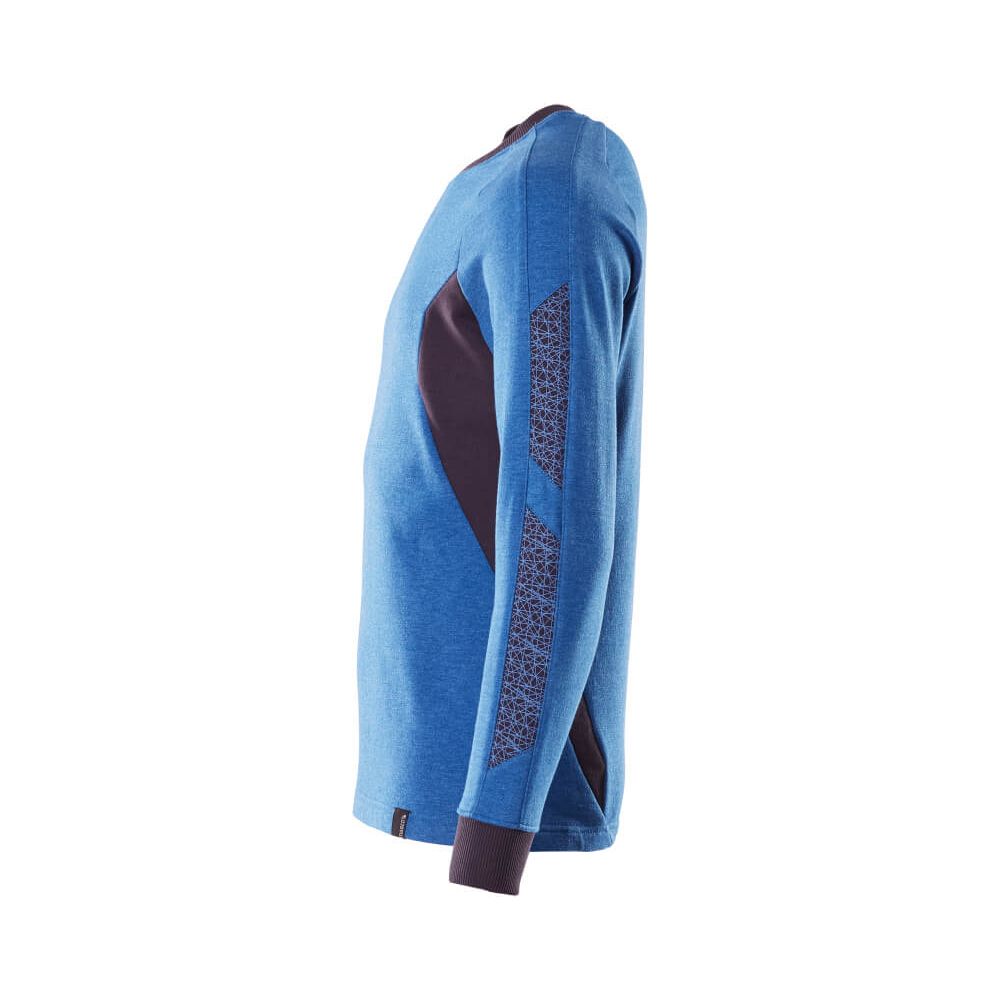 Mascot Sweatshirt Round-Neck 18384-962 Right #colour_azure-blue-dark-navy-blue