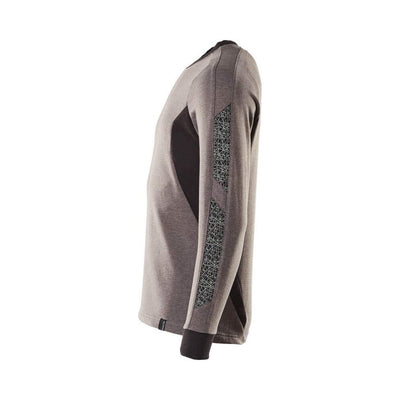 Mascot Sweatshirt Round-Neck 18384-962 Right #colour_dark-anthracite-grey-black