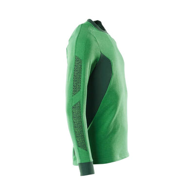 Mascot Sweatshirt Round-Neck 18384-962 Left #colour_grass-green-green