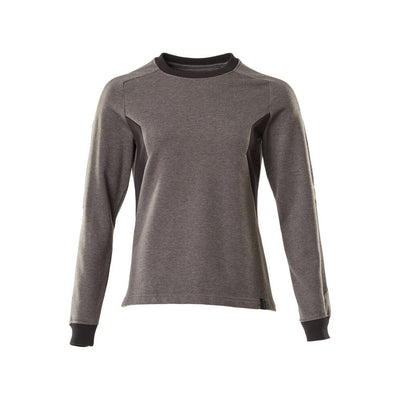 Mascot Sweatshirt Round-Neck 18394-962 Front #colour_dark-anthracite-grey-black