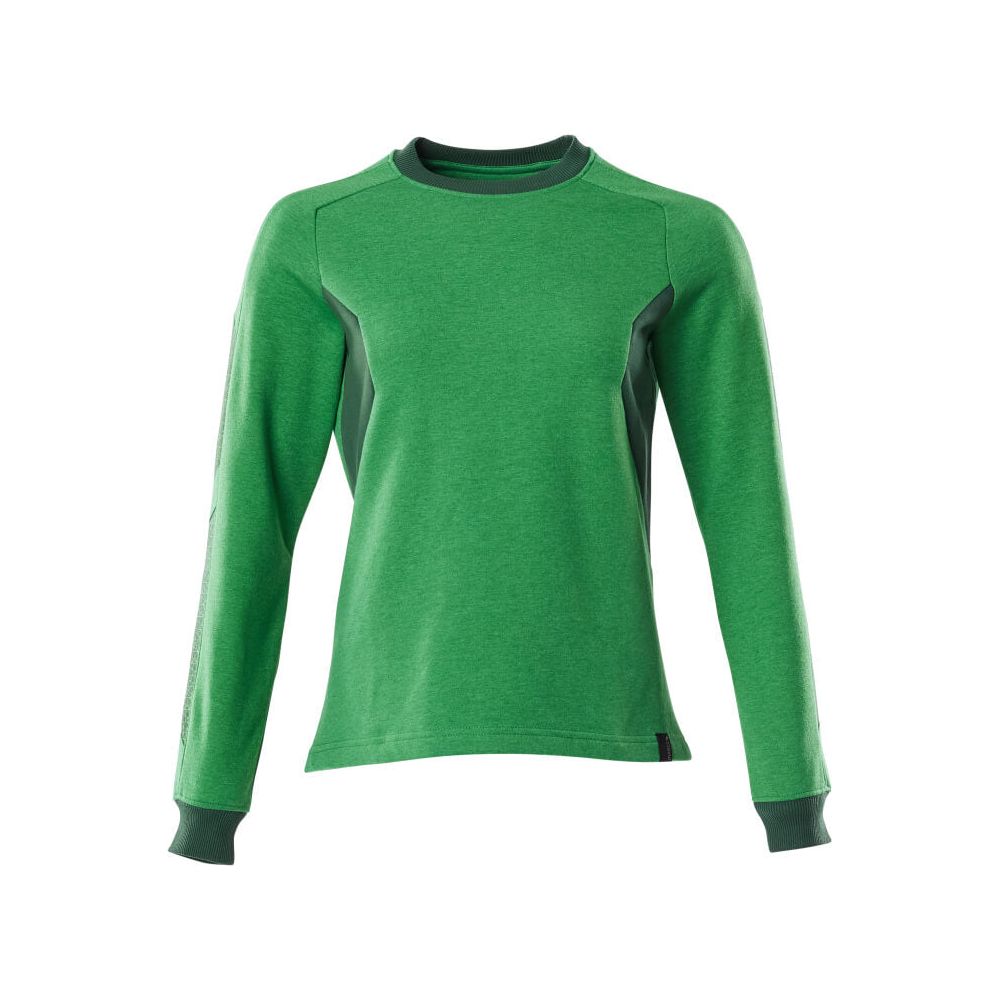 Mascot Sweatshirt Round-Neck 18394-962 Front #colour_grass-green-green