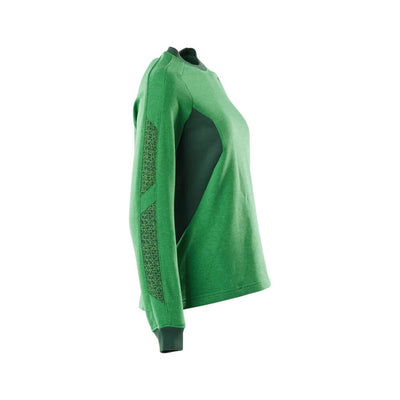 Mascot Sweatshirt Round-Neck 18394-962 Left #colour_grass-green-green