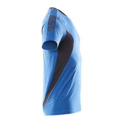 Mascot T-shirt Cotton 18382-959 Left #colour_azure-blue-dark-navy-blue