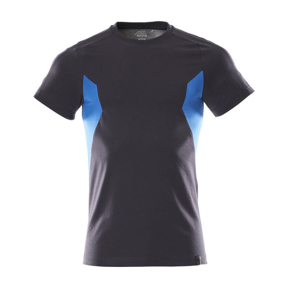Mascot T-shirt Cotton 18382-959 Front #colour_dark-navy-blue-azure-blue