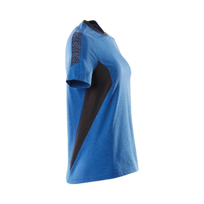 Mascot T-shirt Round-Neck 18392-959 Left #colour_azure-blue-dark-navy-blue