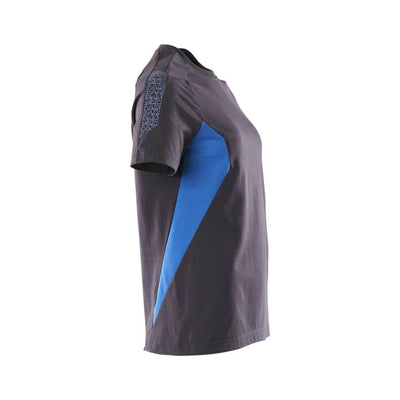 Mascot T-shirt Round-Neck 18392-959 Left #colour_dark-navy-blue-azure-blue