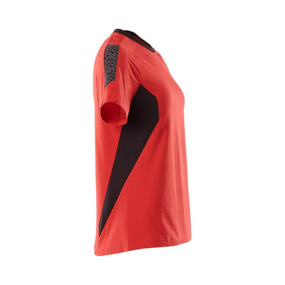 Mascot T-shirt Round-Neck 18392-959 Left #colour_traffic-red-black