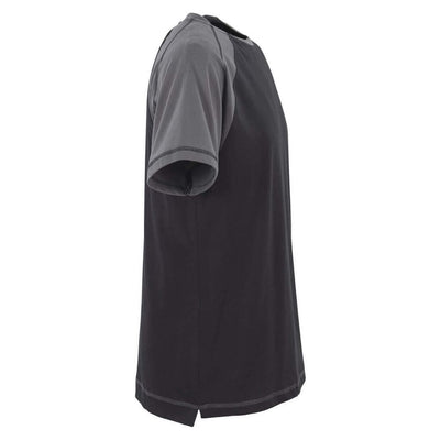 Mascot T-shirt Round-Neck 50301-250 Left #colour_black-anthracite-grey