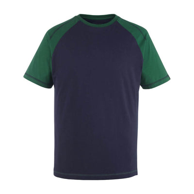 Mascot T-shirt Round-Neck 50301-250 Front #colour_navy-blue-green
