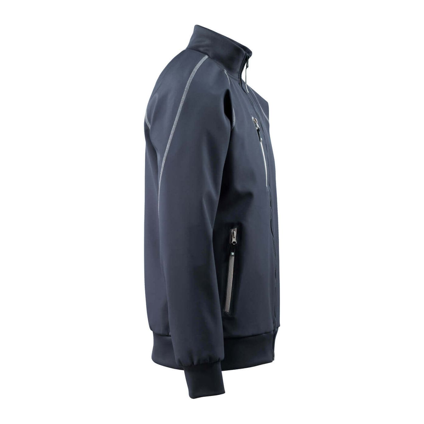 Mascot Tamariu Full-Zip Softshell Jacket 15202-220 Left #colour_dark-navy-blue