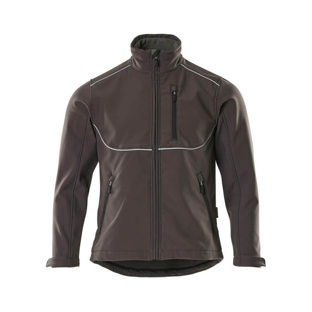Mascot Tampa Softshell Jacket 10001-883 Front #colour_dark-anthracite-grey
