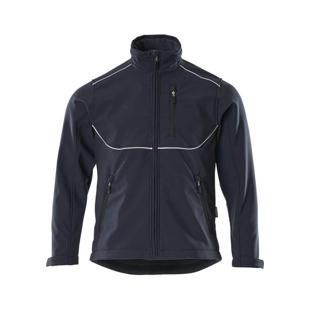 Mascot Tampa Softshell Jacket 10001-883 Front #colour_dark-navy-blue