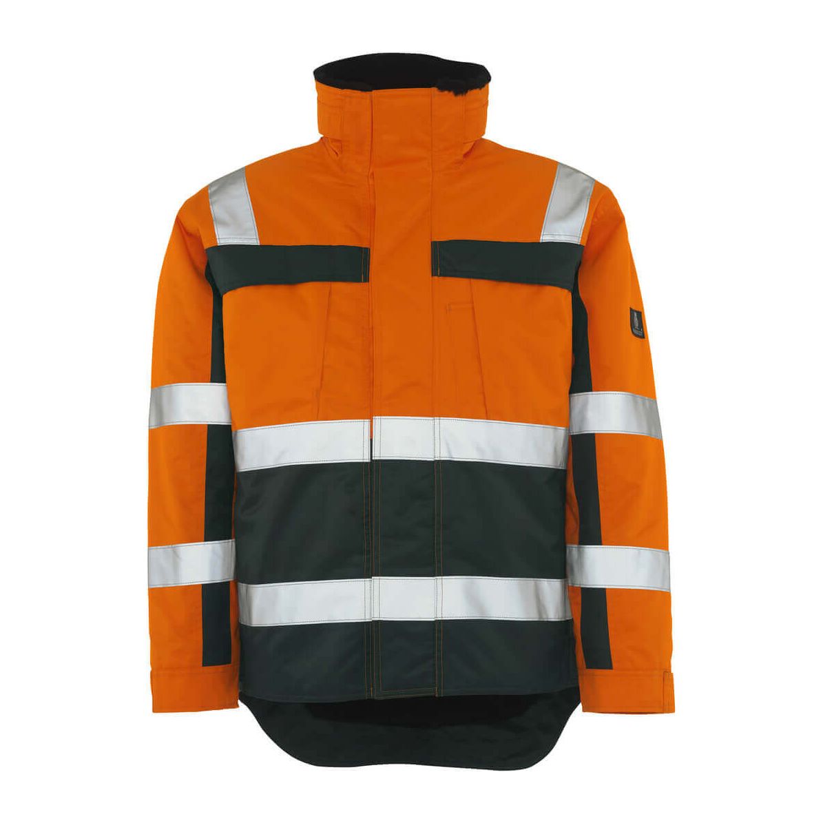 Mascot Teresina Hi-Vis Winter Jacket 07223-880 Front #colour_hi-vis-orange-green