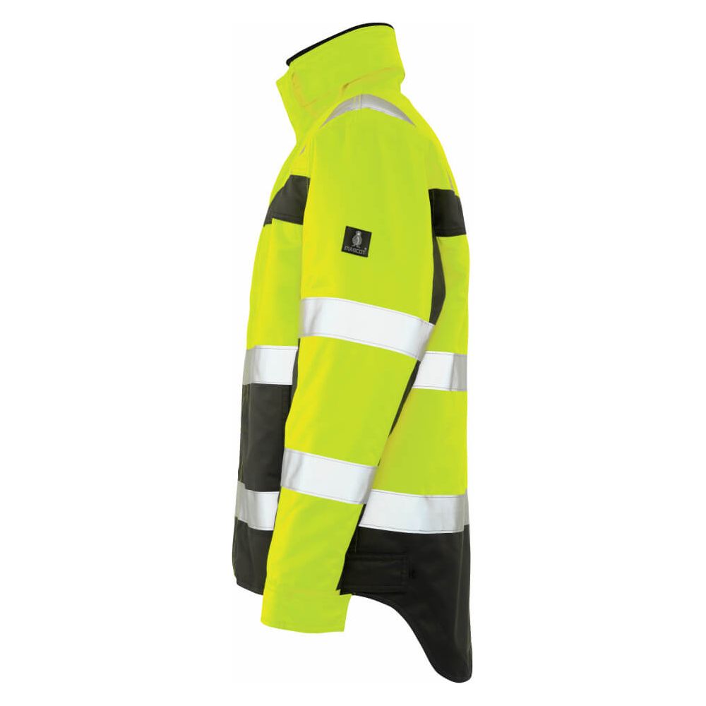 Mascot Teresina Hi-Vis Winter Jacket 07223-880 Right #colour_hi-vis-yellow-anthracite-grey