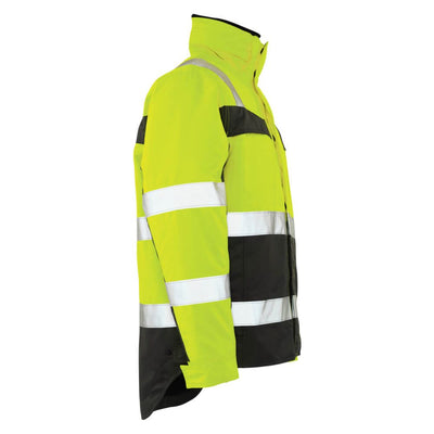 Mascot Teresina Hi-Vis Winter Jacket 07223-880 Left #colour_hi-vis-yellow-anthracite-grey